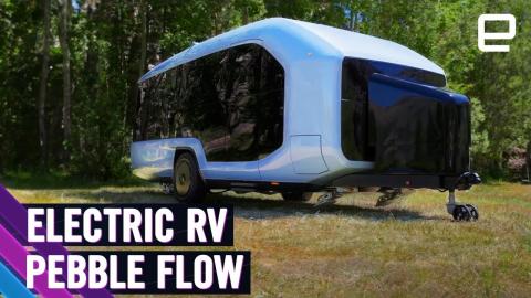 Pebble Flow first look at CES 2024: All-electric RV for the EV age