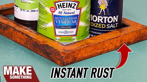 How to Make Metal Rust Instantly.