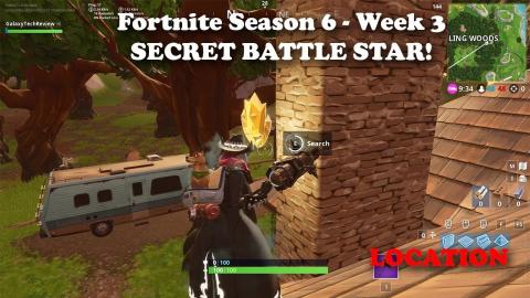 Fortnite - Season 6 Week 3 - Secret Battle Star LOCATION!