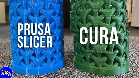 PRUSA SLICER versus CURA #shorts