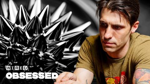 How This Artist Makes Mesmerizing Magnetic Fluid Sculptures | Obsessed | WIRED