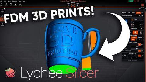 I love these Supports! Lychee's new FDM 3D Printer Slicer