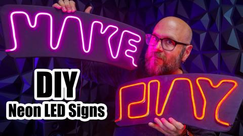 How to free hand route and make neon signs!