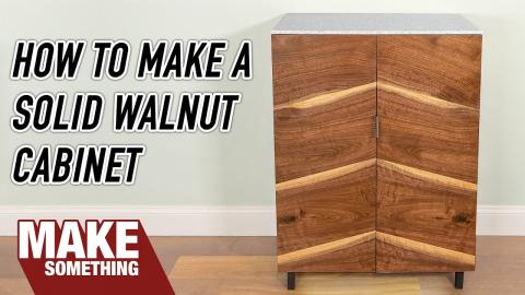 Fine Woodworking Hallway Cabinet From Solid Walnut