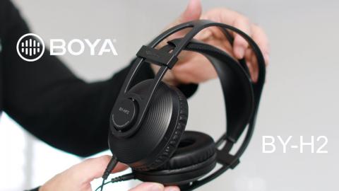 Master your audio like a Pro with the BOYA HP2 Monitor Headphones!