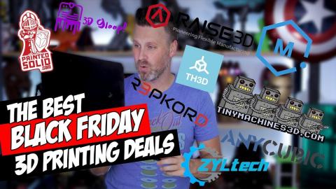 The BEST Black Friday 3D Printer Deals 2019 - 3D Printing Black Friday Tech Deals!