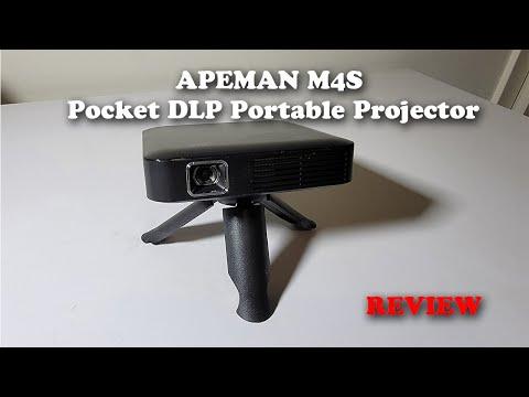 APEMAN M4S DLP Pocket Projector REVIEW