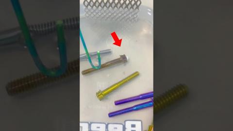 This Metal Can Change Colors????????#new #yt #ytshorts #satisfying