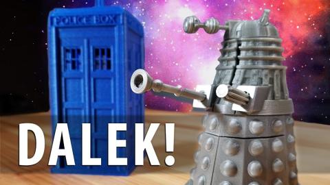 3D Printing a DALEK! Doctor Who! EXTERMINATE!