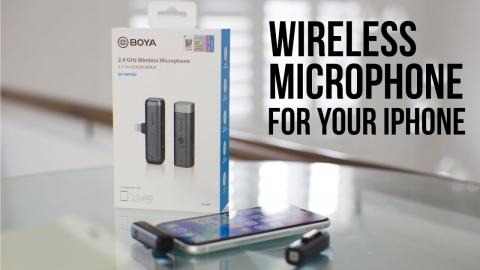 Boya BY-WMD3D wireless microphone for your iphone