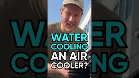 Why Water Cooling an Air Cooler makes sense #SHORTS #pcbuilding #pcgaming