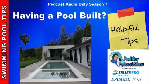 Are you Having a New Swimming Pool Built? Here Are Some Helpful Tips