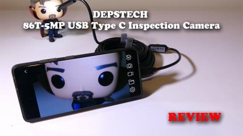 DEPSTECH 86T-5MP USB Type-C Inspection Camera REVIEW