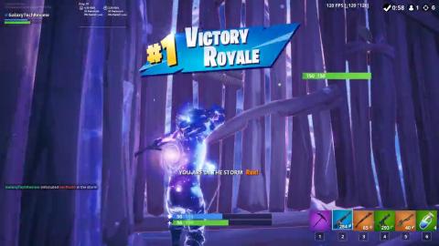 Fortnite: Solo Win 104 | Did He Put Down a Campfire??  LOL | Shot with GeForce