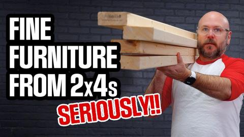 Stunning Fine Furniture from 2x4s! This even blew my mind!