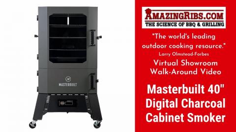 Masterbuilt 40-inch Digital Charcoal Smoker Review - Part 1 - The AmazingRibs.com Virtual Showroom