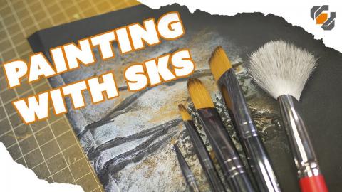 Hand Painting Props 101 with SKS Props - Brushes, Paint, & Techniques