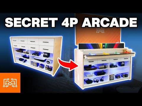 Secret 4-Player Arcade (with build plans!)