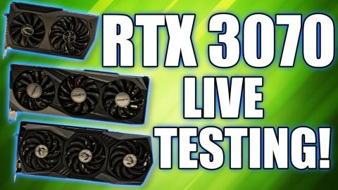 Custom RTX 3070 Testing LIVE!