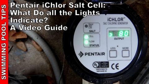 Pentair iChlor Salt Cell: What Do all the Lights Indicate? A Video Guide