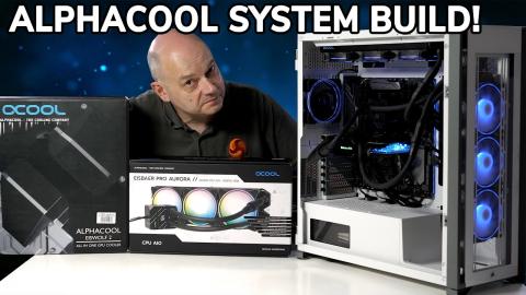 Leo BUILDS an ALPHACOOL Custom System!