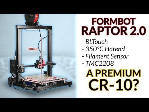 Formbot Raptor 2.0 - the new CR-10? (Live unboxing & first print)