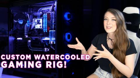 Cyberpower Hyper Liquid GTX CUSTOM Watercooled PC Review - OC 8700k system!