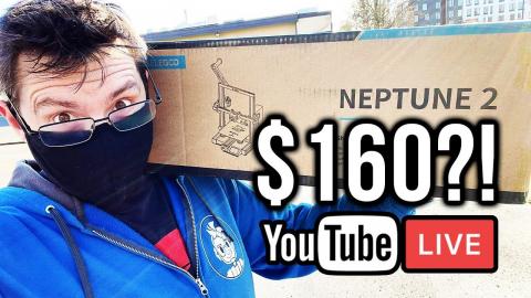 $160 3D Printer?! Elegoo Neptune 2 First Look!