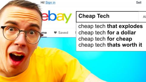 I bought the CHEAPEST tech on eBay ????