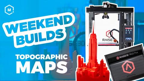 Create Your Own Topographic Maps Featuring Raise3D Pro2 Plus | Weekend Builds
