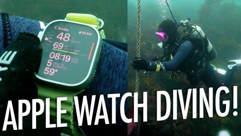 Diving with the Apple Watch Ultra!!