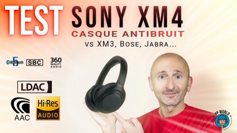 TEST : Casque Antibruit SONY XM4 ! (vs XM3, Bose, Jabra, B&W...)
