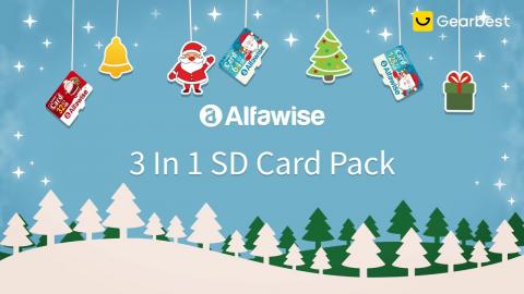 #TFcard #Christmas Alfawise Christmas Fun Edition 3 In 1 Micro SD TF Card - Gearbest