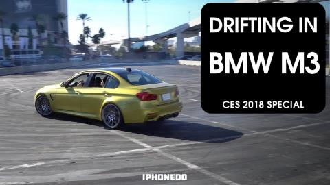 Drifting In A BMW M3 [CES 2018 Special]