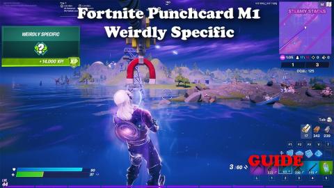 Fortnite Punch Card M1 - Weirdly Specific - Dance on a Zipline while in the Storm