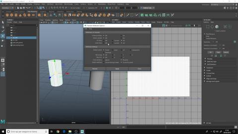 Autodesk Maya 2019 Tutorial - Transfer UV maps between identical meshes