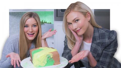 Making a Camo Cake with Karlie Kloss! ????