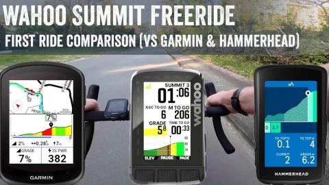 Wahoo Summit Freeride Mode: First Ride Test!