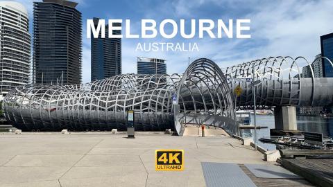 4k Walkthrough Melbourne Exhibition Center/Casino to South Wharf 60FPS