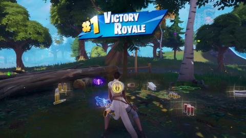 Fortnite: WIN | Shot with GeForce | Lightsabers make it too easy!