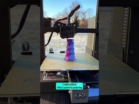 Can you 3D Print in the Snow?