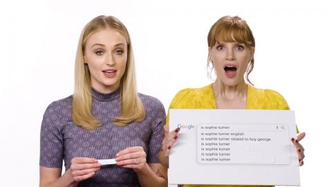 Sophie Turner & Jessica Chastain Answer the Web's Most Searched Questions | WIRED