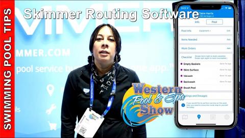 A Look at Skimmer Routing Software from the Western Pool & Spa Show