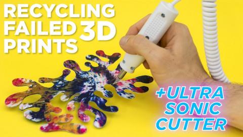 Ultrasonic Knife vs. Recycled 3D Prints