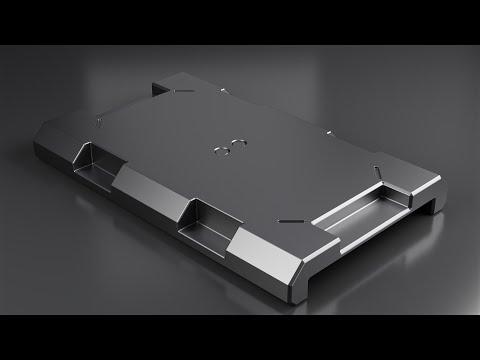 Hard Surface Design Timelapse | Practice #8 Kitbash Piece | MoI3D V4