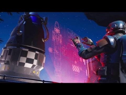 Fortnite - Season 4 - Rocket LAUNCH Aerial View!!