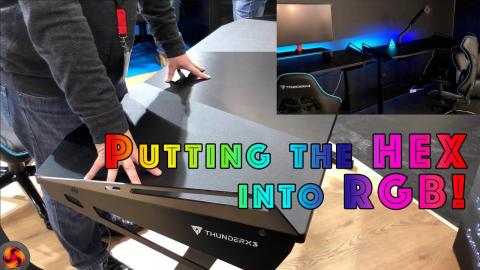 ThunderX3 'Hex RGB' Gaming Desks Showcased!