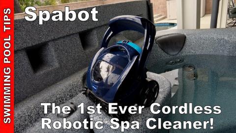 Polaris Spabot(TM): The 1st Ever Cordless Robotic Automatic Spa Cleaner!