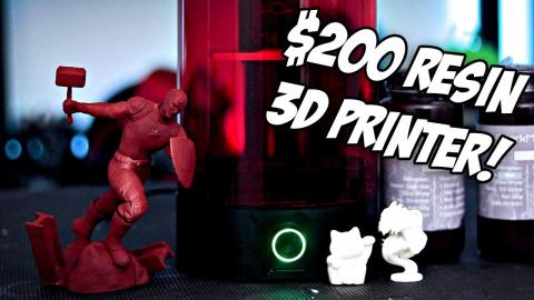 Unboxing & Testing $200 Resin 3D Printer | Sparkmaker SLA Resin 3D Printer