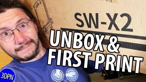 BRAND NEW Artillery Sidewinder X2 Unbox & First Print LIVE!